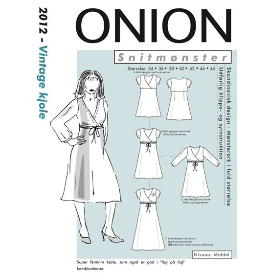 Onion 2012 Snitmønster