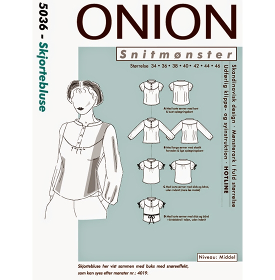 Onion 5036 Snitmønster