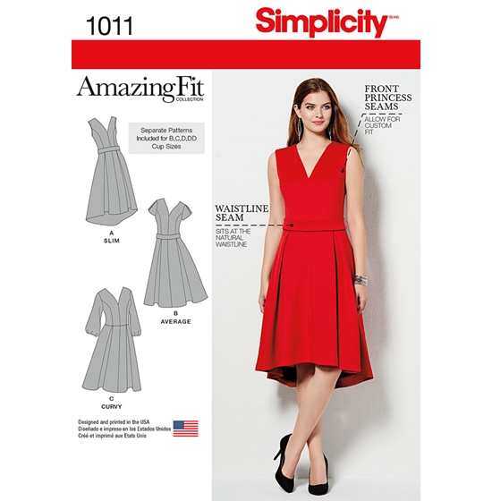 Simplicity 1011BB snitmønster