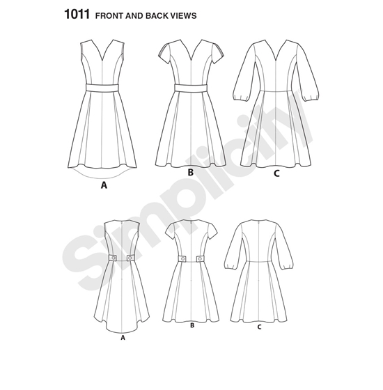 Simplicity 1011BB snitmønster