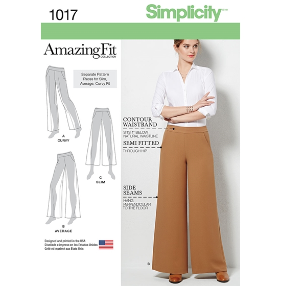 Simplicity 1017R5 snitmønster