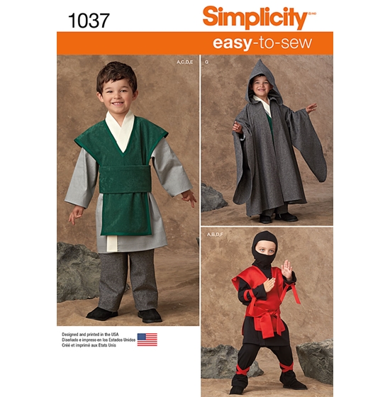 Simplicity 1037A snitmønster