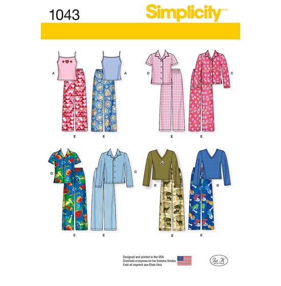 Simplicity 1043HH snitmønster