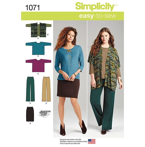 Simplicity 1071AA snitmønster