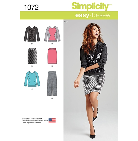 Simplicity 1072K5 snitmønster