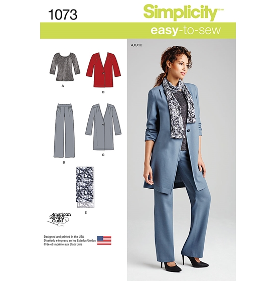 Simplicity 1073R5 snitmønster