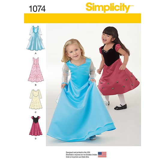 Simplicity 1074BB snitmønster