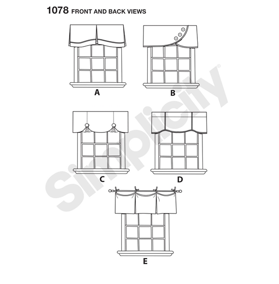 Simplicity 1078OS snitmønster