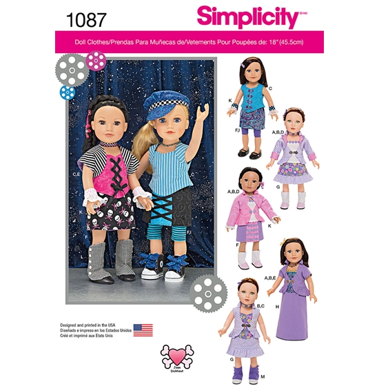 Simplicity 1087OS snitmønster