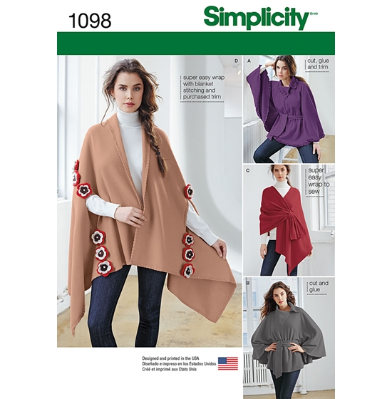 Simplicity 1098OS snitmønster