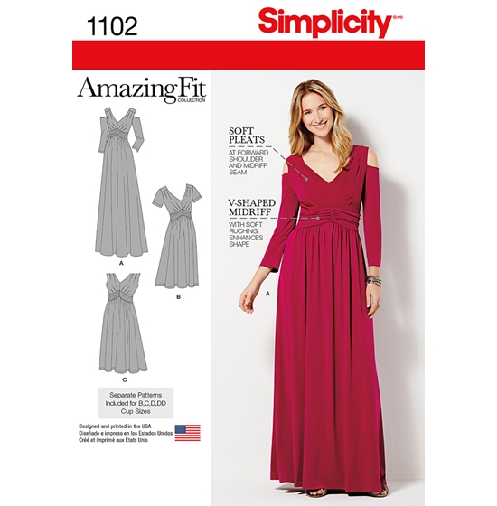 Simplicity 1102BB snitmønster