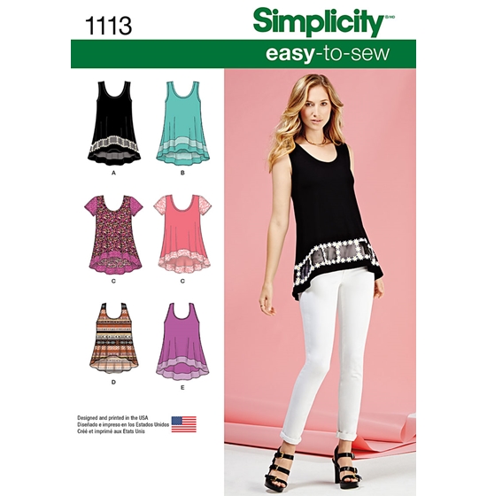 Simplicity 1113A snitmønster