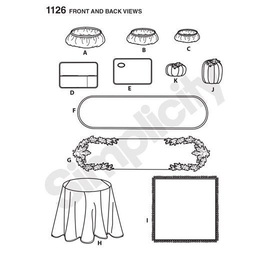 Simplicity 1126OS snitmønster