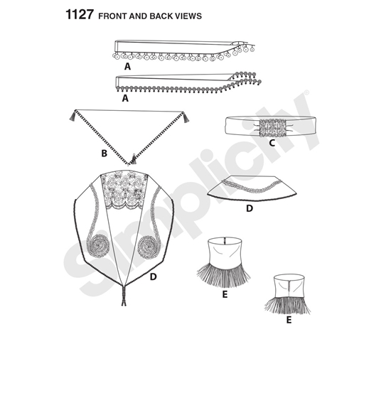 Simplicity 1127OS snitmønster