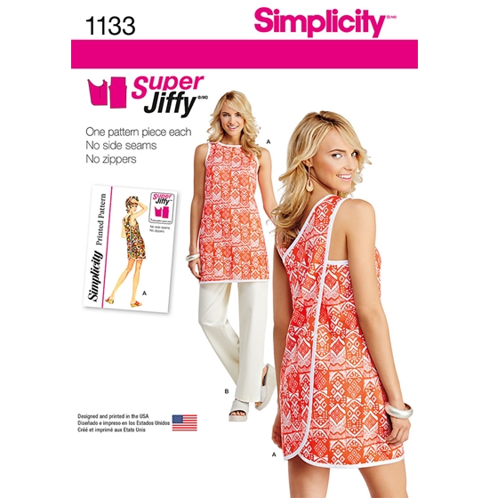 Simplicity 1133A snitmønster