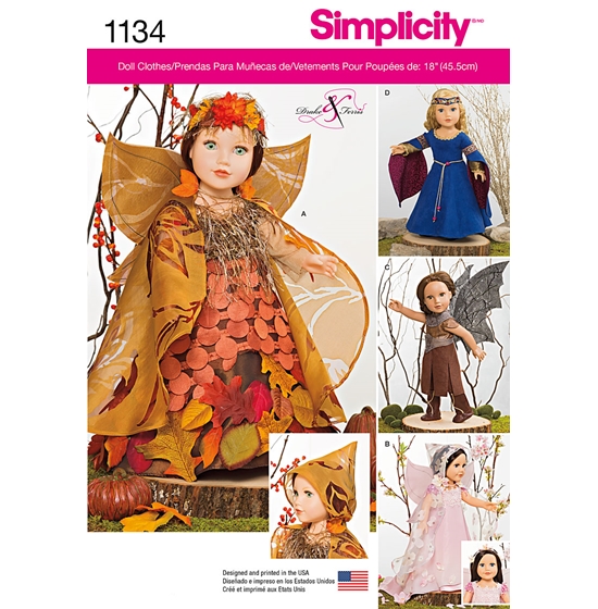 Simplicity 1134OS snitmønster