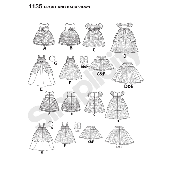 Simplicity 1135OS snitmønster