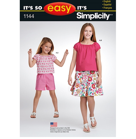 Simplicity 1144A snitmønster