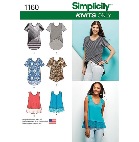 Simplicity 1160A snitmønster