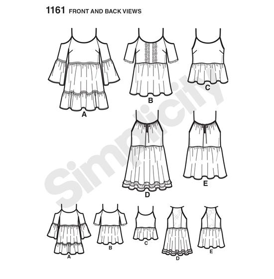 Simplicity 1161A snitmønster