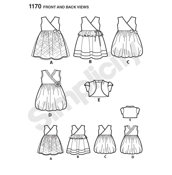 Simplicity 1170A snitmønster