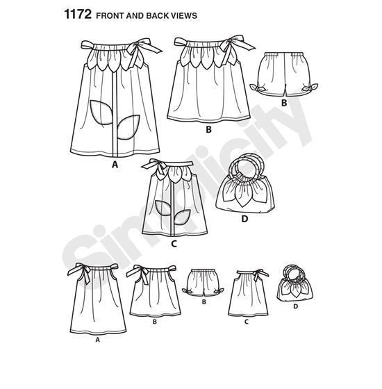 Simplicity 1172A snitmønster