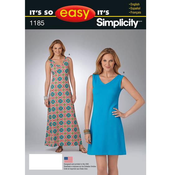 Simplicity 1185A snitmønster