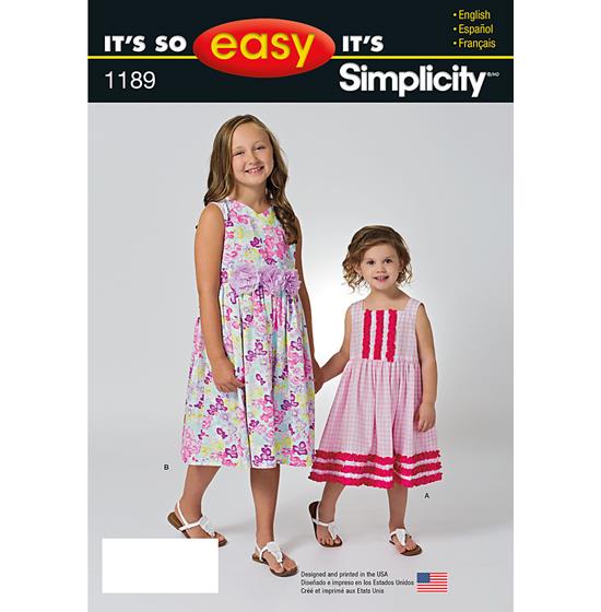 Simplicity 1189A snitmønster