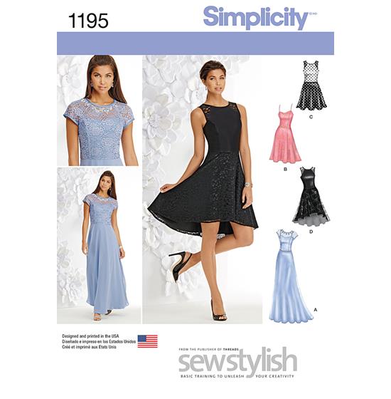 Simplicity 1195P5 snitmønster