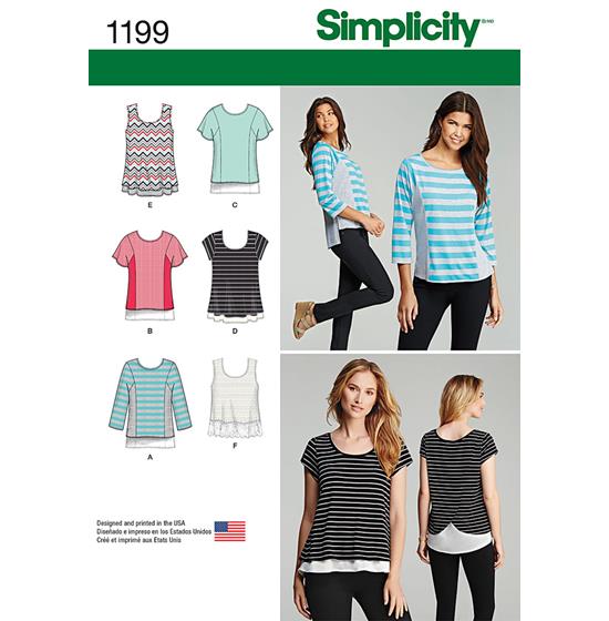 Simplicity 1199A snitmønster