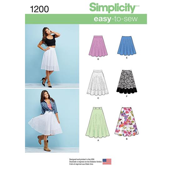 Simplicity 1200H5 snitmønster