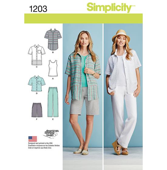 Simplicity 1203AA snitmønster