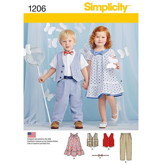 Simplicity 1206A snitmønster