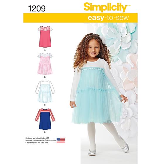 Simplicity 1209A snitmønster