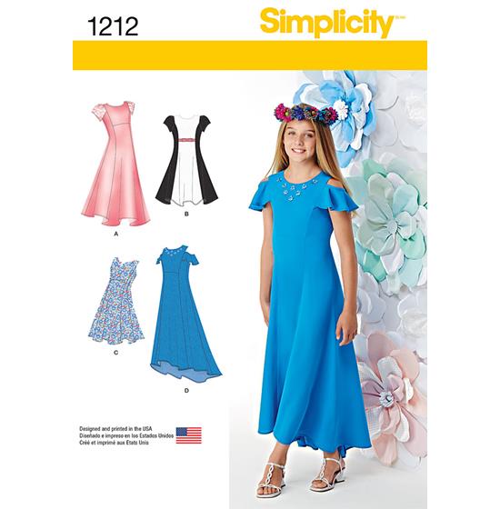 Simplicity 1212AA snitmønster