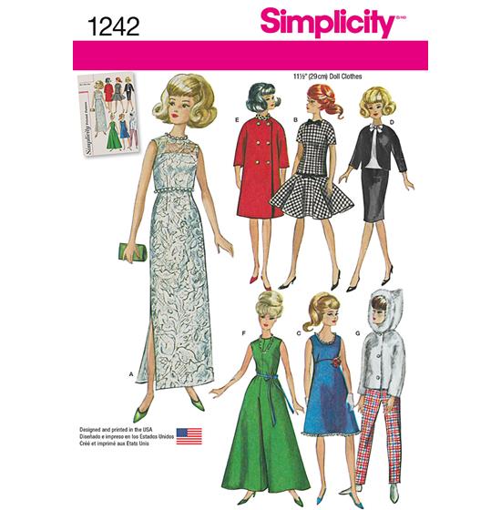 Simplicity 1242OS snitmønster