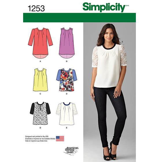 Simplicity 1253D5 snitmønster