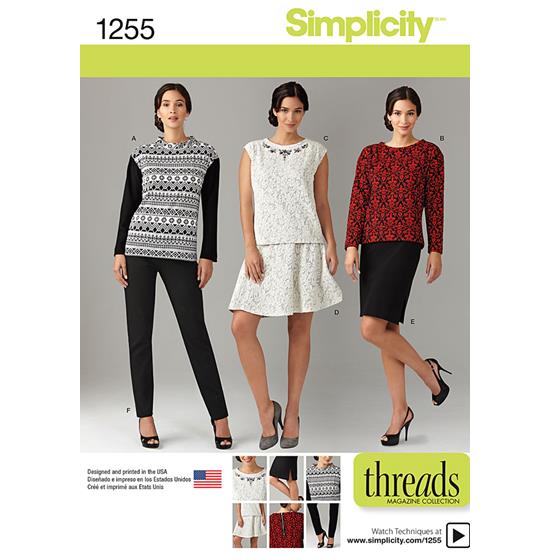 Simplicity 1255AA snitmønster