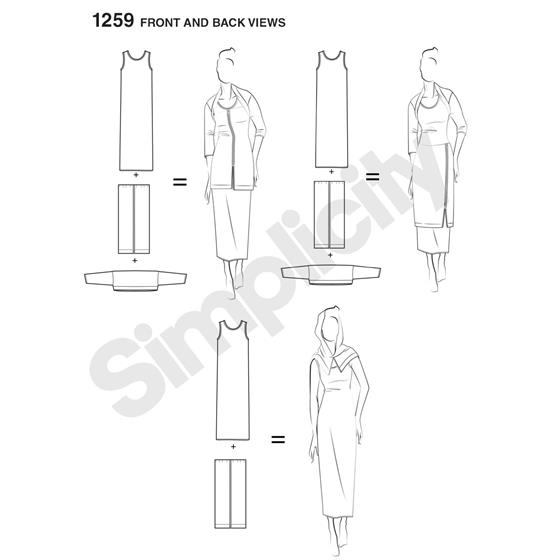 Simplicity 1259A snitmønster