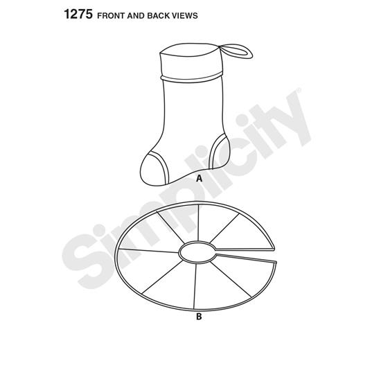 Simplicity 1275OS snitmønster