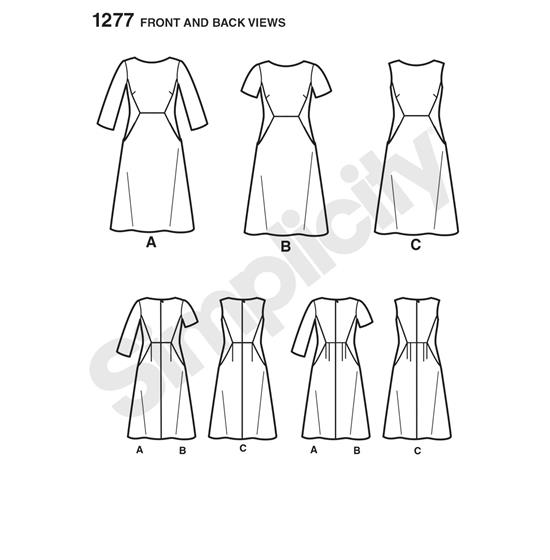 Simplicity 1277AA snitmønster