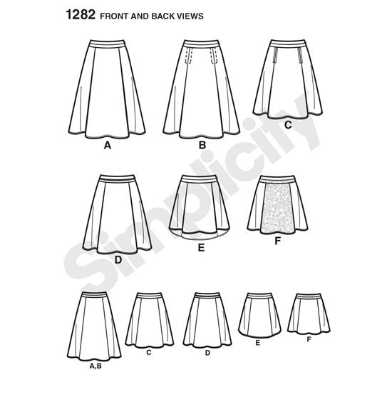 Simplicity 1282H5 snitmønster