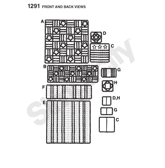 Simplicity 1291OS snitmønster