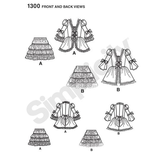 Simplicity 1300R5 snitmønster