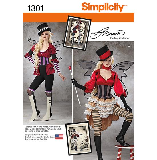 Simplicity 1301H5 snitmønster