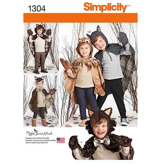 Simplicity 1304A snitmønster