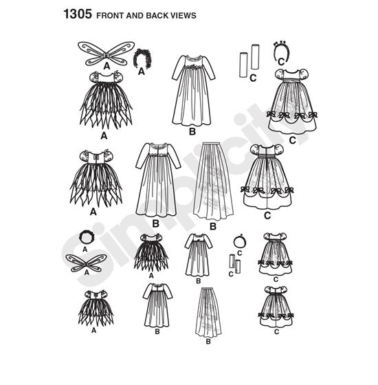 Simplicity 1305A snitmønster