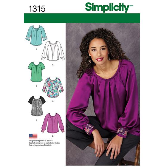 Simplicity 1315H5 snitmønster