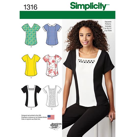 Simplicity 1316H5 snitmønster