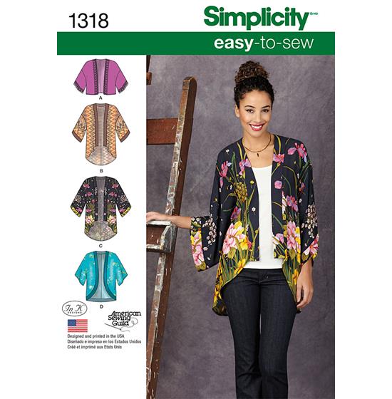 Simplicity 1318A snitmønster